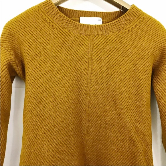 Wilfred Free Sweaters - Wilfred Free Sweater Wool Blend Ribbed Hi Lo Hem